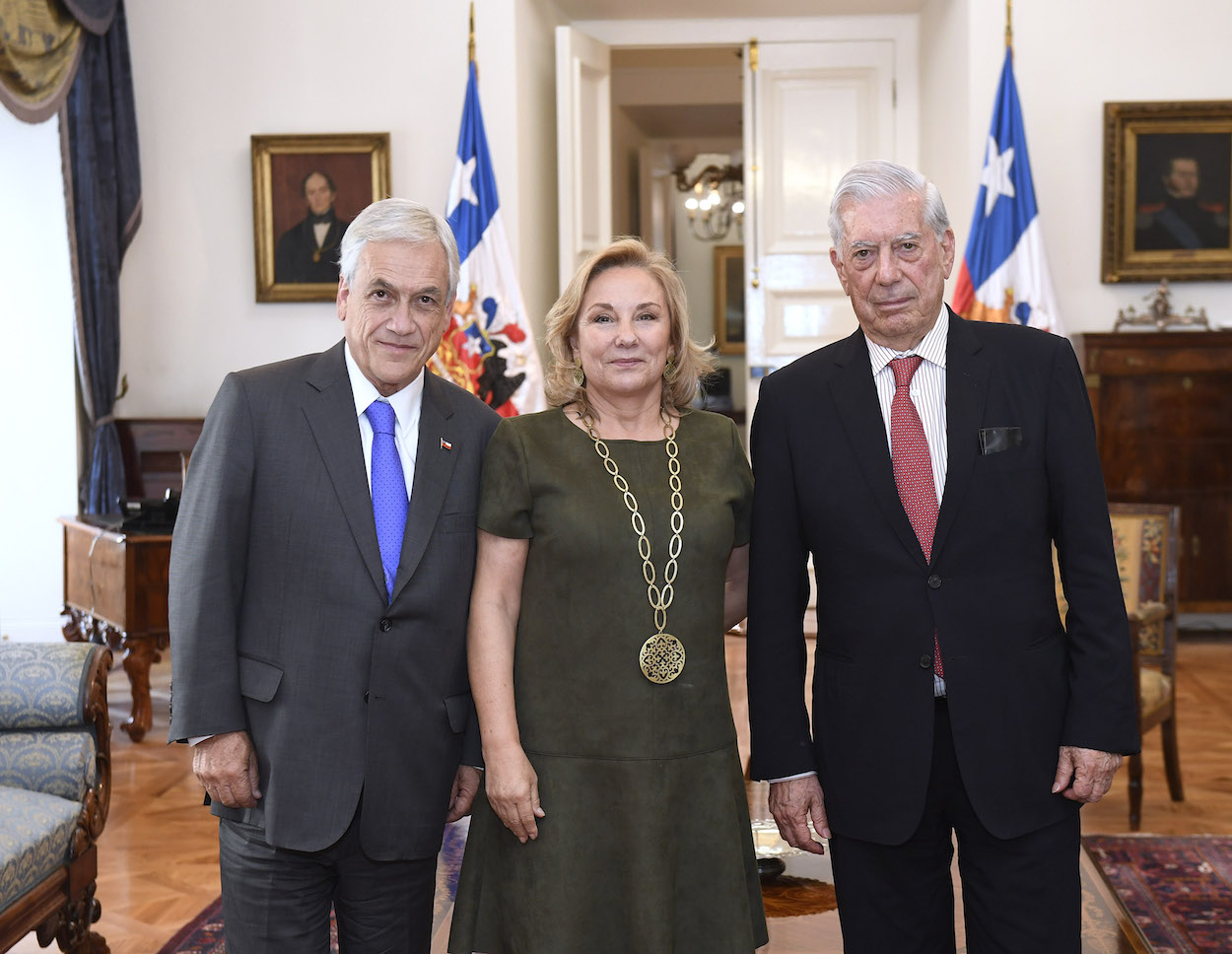 Sebastián Piñera, Mauricio Rojas y Mario Vargas Llosa